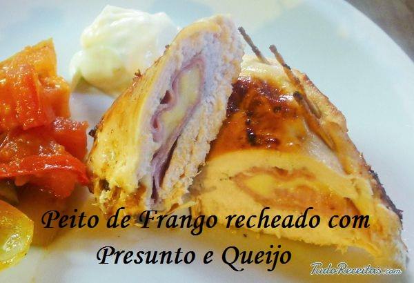 peito de frango com presunto e queijo